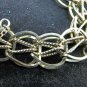 4 Beautiful Antique Gold Filled Charm Bracelts