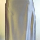 VERSACE Gray Silk Slip Skirt