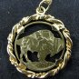 Buffalo Nickel Gold Plated 18" (cut out) Coin Necklace