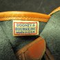 Vintage Dooney & Burke All Weather Black Leather Crossbody Shoulder Handbag