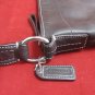 COACH Dark Brown Leather Soho Hobo Top Zip #F10908 Handbag w/ Silver Hardware
