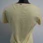 St. John Sport by Marie Gray Yellow Cotton T-Shirt Women's Size M