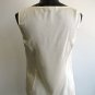 St. John Ivory Silk Top Camisole Sleeveless Slip Over Tank