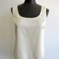 St. John Ivory Silk Top Camisole Sleeveless Slip Over Tank