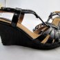Women's Clarks Bendables Fiddle Scroll Patent Leather Wedge Sandal