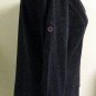 St. John Sport Navy Linen Button Down Long Sleeve Blouse - Size S