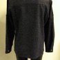 St. John Sport Navy Linen Button Down Long Sleeve Blouse - Size S