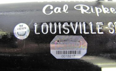 Awesome Cal Ripkin Jr. Louisville Slugger Signed Games Bat COA