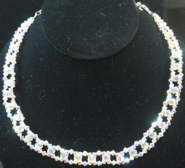 Handmade Swarovski Crystal Necklace Choker Bridal Prom