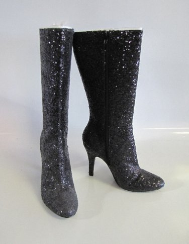 Black Glenda Hollywood Heels Size 7 Sexy Stripper Shoes