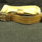 Authentic COACH Tan Suede Shoulder Bag with Tan Leather Accents, No. D04Q-7559