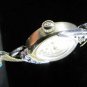 Bulova Art Deco Wristwatch 2 Diamond w/ Torquise & Coral Stone in Silver 10k RGP