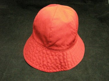Burberry Women's Cotton Red/Burberry Plaid Reversible Bucket Hat - Size M