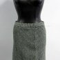 St. John Forrest & Light Green Hounds Tooth Check Santana Knit Skirt Size 6