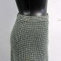 St. John Forrest & Light Green Hounds Tooth Check Santana Knit Skirt Size 6