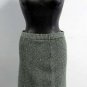 St. John Forrest & Light Green Hounds Tooth Check Santana Knit Skirt Size 6