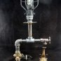 Industrial Steampunk Handmade Re-purposed Spout & Fish Table Lamp