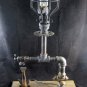 Industrial Steampunk Handmade Re-purposed Spout & Fish Table Lamp