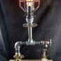 Industrial Steampunk Handmade Re-purposed Spout & Fish Table Lamp