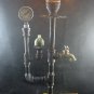 Handmade Industrial Steampunk Re-purposed Sprocket & Gauge Lamp