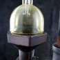 Handmade Industrial Steampunk Re-purposed Sprocket & Gauge Lamp