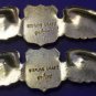 Two (2) Sterling Craft by Coro Pilots Wing Pins WWII Patriotic Sweetheart Wings
