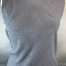 St. Johns Black Ribbed Sleeveless Shell Sweater