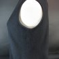 St. Johns Black Ribbed Sleeveless Shell Sweater