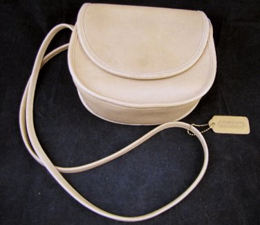 Authentic Coach Caramel Leather Cross-body Handbag