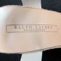 Larissa Black Vachetta Heels from the Ralph Lauren Collection Sz. 8.5B
