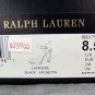 Larissa Black Vachetta Heels from the Ralph Lauren Collection Sz. 8.5B