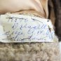 Vintage 3/4 Dark Brown and Beige Nutria / Coypu Fur and Wool Coat 39" Long