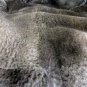 Vintage 3/4 Dark Brown and Beige Nutria / Coypu Fur and Wool Coat 39" Long