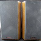 Set of 2 Venturi V52 Bookshelf Speakers BIC America Wood/Black  2 Way !Nice!