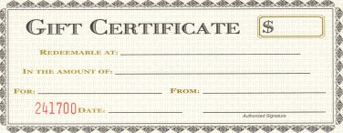 Gift Certificate ($10)