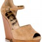 Sam Edelman "Javi" Suede Wedge Platform Sandals Size 10