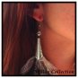 Millan Natural White Ostrich and Grizzly Feather Earrings - Exculsive Edition