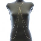 21 inch Gold Metal Cross Body Chain