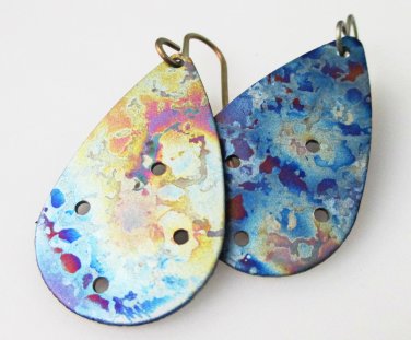Libra Nebula Anodized Titanium Constellation Zodiac Horoscope Out of This World Earrings