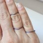 Titanium Adjustable Chevron Arrow Ring Set of three Can Wear Several Ways and Choice of Color