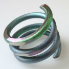 Titanium Tapered Pinky Ring Multi Colored