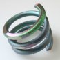Titanium Tapered Pinky Ring Multi Colored