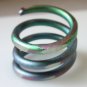 Titanium Tapered Pinky Ring Multi Colored