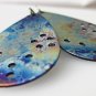 Pisces Nebula Anodized Titanium Constellation Zodiac Horoscope Out of This World Earrings
