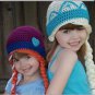 Elsa "Frozen" Crochet Winter Caps for Girls