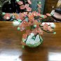 Jade Flowers floral arrangement with semi - precious stones