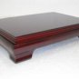 6" x 9" wood rectangle stand cherry base.  we have all sizes.