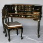 Chinese Piano Desk Combo  Black mother-of-pearl