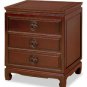 solid rosewood night table end table wine cherry long life carving