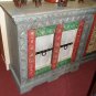 India wood 2 door spencer chest hand Carved